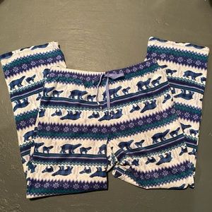 Cuddl Dud polar bear pajama pants